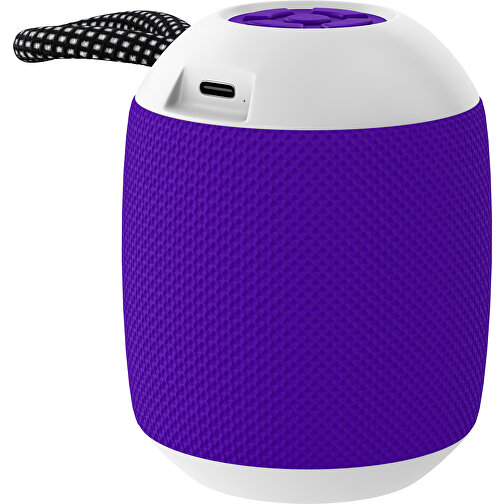 Lautsprecher GrooveFlex , violet / weiß, Kunststoff, 88,00cm (Höhe), Bild 1