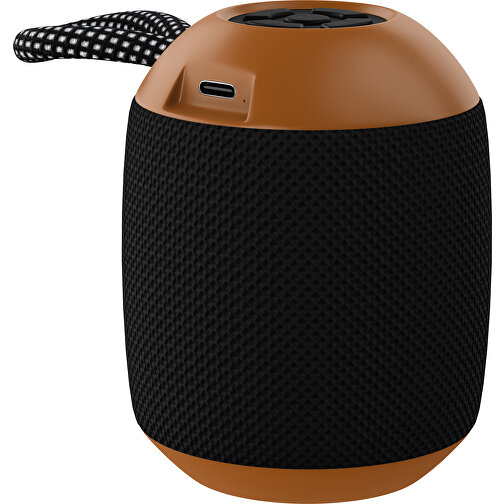 Lautsprecher GrooveFlex , schwarz / braun, Kunststoff, 88,00cm (Höhe), Bild 1