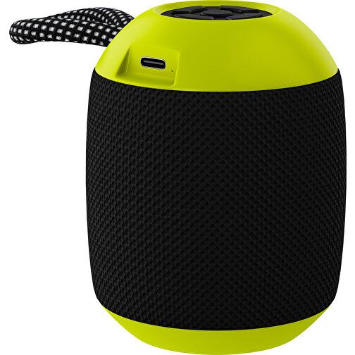 Lautsprecher GrooveFlex , schwarz / hellgrün, Kunststoff, 88,00cm (Höhe), Bild 1