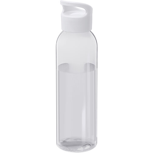 Sky  650 Ml Sportflasche Aus Recyceltem Kunststoff , weiss, Recycelter PET Kunststoff, Recycelter PP Kunststoff, 6,75cm x 25,40cm x 6,75cm (Länge x Höhe x Breite), Bild 1