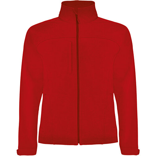 Rudolph Softshelljacke Unisex , rot, 95% Polyester, 5% Elastan, 300 g/m2, Bonding, Microfleece 100% Polyester, XL, , Bild 1