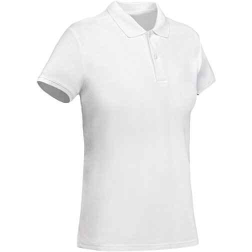 Prince Poloshirt Für Damen , weiß, Piqué Strick 100% Bio Baumwolle, 210 g/m2, XL, , Bild 3