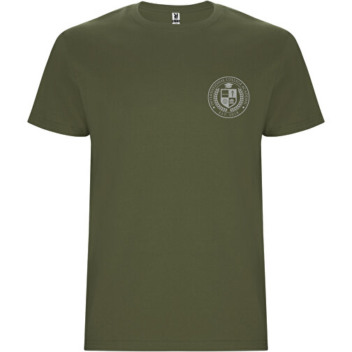 Stafford T-Shirt Für Herren , militar green, Single jersey Strick 100% Baumwolle, 190 g/m2, 3XL, , Bild 2