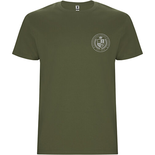 Stafford T-Shirt Für Herren , militar green, Single jersey Strick 100% Baumwolle, 190 g/m2, 2XL, , Bild 2