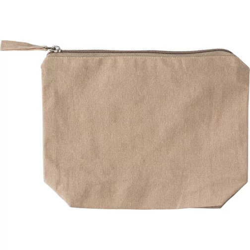 Trousse de toilette en coton recyclé (180 g/m²) Cressida, Image 1