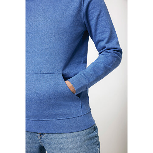 Iqoniq Torres Ungefärbter Hoodie Aus Recycelter Baumwolle , heather blue, 50% recycelte und 50% biologische Baumwolle, XXXL, 81,00cm x 1,00cm (Länge x Höhe), Bild 12