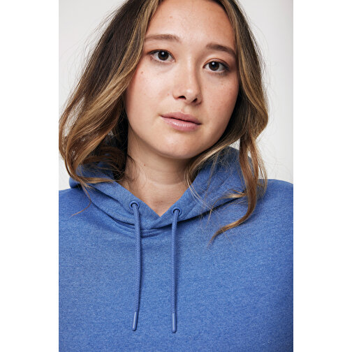 Iqoniq Torres Ungefärbter Hoodie Aus Recycelter Baumwolle , heather blue, 50% recycelte und 50% biologische Baumwolle, M, 73,00cm x 1,00cm (Länge x Höhe), Bild 11