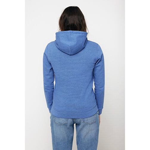 Iqoniq Torres Ungefärbter Hoodie Aus Recycelter Baumwolle , heather blue, 50% recycelte und 50% biologische Baumwolle, M, 73,00cm x 1,00cm (Länge x Höhe), Bild 9