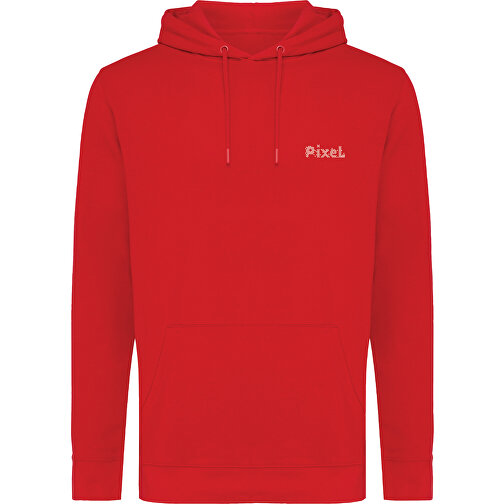 Iqoniq Jasper Hoodie Aus Recycelter Baumwolle , rot, 50% recycelte und 50% biologische Baumwolle, L, 75,00cm x 1,00cm (Länge x Höhe), Bild 5