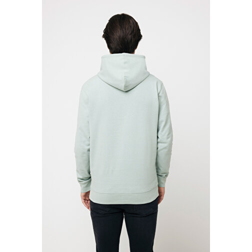 Iqoniq Jasper Hoodie Aus Recycelter Baumwolle , Iceberg green, 50% recycelte und 50% biologische Baumwolle, XS, 65,00cm x 1,00cm (Länge x Höhe), Bild 9