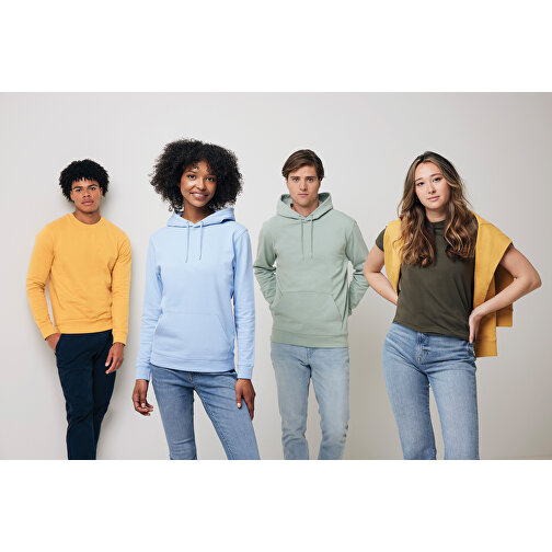 Iqoniq Jasper Hoodie Aus Recycelter Baumwolle , sky blue, 50% recycelte und 50% biologische Baumwolle, XL, 77,00cm x 1,00cm (Länge x Höhe), Bild 6