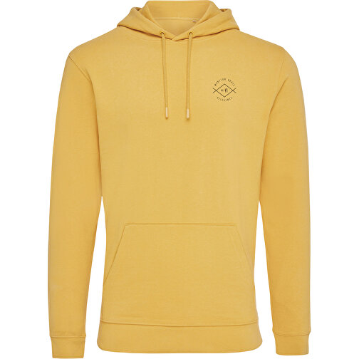 Iqoniq Jasper Hoodie Aus Recycelter Baumwolle , ochre yellow, 50% recycelte und 50% biologische Baumwolle, XXL, 79,00cm x 1,00cm (Länge x Höhe), Bild 4