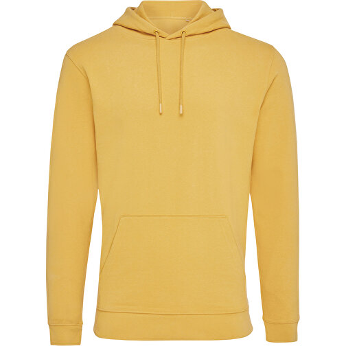 Iqoniq Jasper Hoodie Aus Recycelter Baumwolle , ochre yellow, 50% recycelte und 50% biologische Baumwolle, L, 75,00cm x 1,00cm (Länge x Höhe), Bild 1