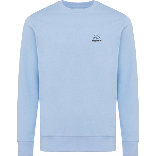 Iqoniq Etosha Lightweight Sweater Aus Recycelter Baumwolle , sky blue, 30% recycelte und 70% biologische Baumwolle, XXL, 78,00cm x 1,00cm (Länge x Höhe), Bild 3