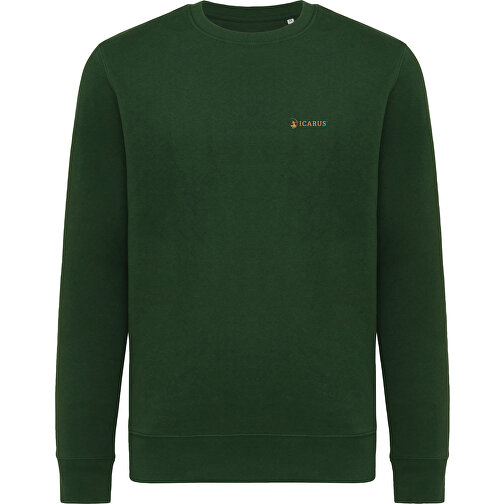 Iqoniq Etosha Lightweight Sweater Aus Recycelter Baumwolle , forest green, 30% recycelte und 70% biologische Baumwolle, M, 72,00cm x 1,00cm (Länge x Höhe), Bild 3