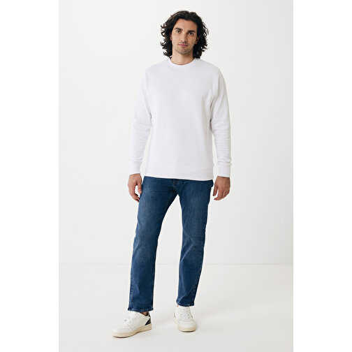 Iqoniq Etosha Lightweight Sweater Aus Recycelter Baumwolle , weiss, 30% recycelte und 70% biologische Baumwolle, 4XL, 82,00cm x 1,00cm (Länge x Höhe), Bild 4