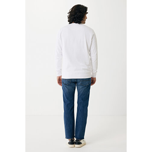 Iqoniq Etosha Lightweight Sweater Aus Recycelter Baumwolle , weiss, 30% recycelte und 70% biologische Baumwolle, 4XL, 82,00cm x 1,00cm (Länge x Höhe), Bild 5