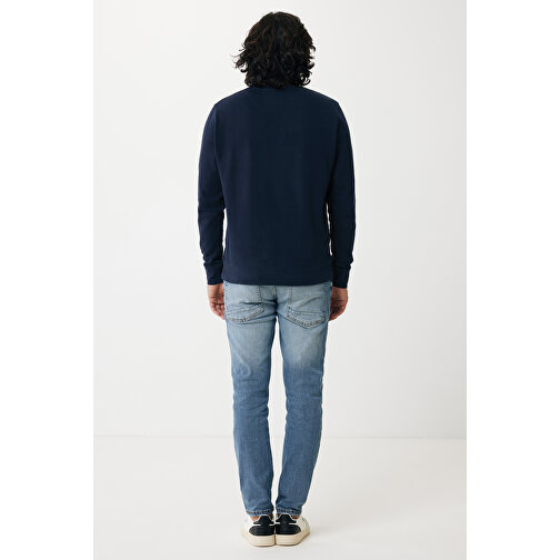 Iqoniq Etosha Lightweight Sweater Aus Recycelter Baumwolle , navy blau, 30% recycelte und 70% biologische Baumwolle, L, 74,00cm x 1,00cm (Länge x Höhe), Bild 4