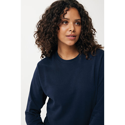 Iqoniq Etosha Lightweight Sweater Aus Recycelter Baumwolle , navy blau, 30% recycelte und 70% biologische Baumwolle, 4XL, 82,00cm x 1,00cm (Länge x Höhe), Bild 9