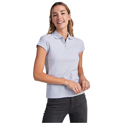 Star Poloshirt Für Damen , lila, Piqué Strick 100% Baumwolle, 200 g/m2, 3XL, , Bild 3