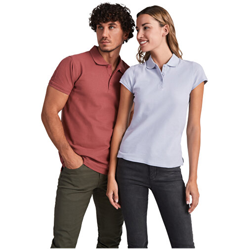 Star Poloshirt Für Damen , marl grey, Piqué Strick 100% Baumwolle, 200 g/m2, 3XL, , Bild 5