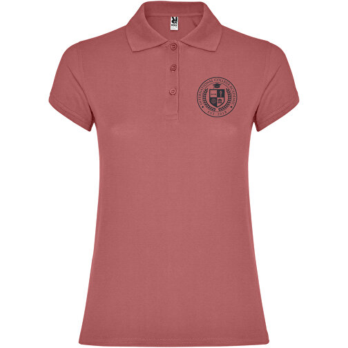 Star Poloshirt Für Damen , chrysanthemum red, Piqué Strick 100% Baumwolle, 200 g/m2, 3XL, , Bild 2