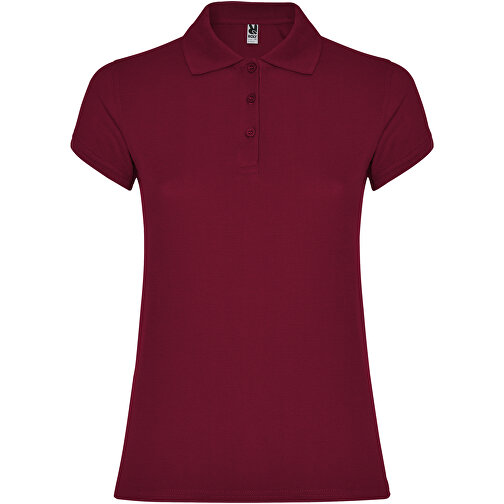 Star Poloshirt Für Damen , garnet, Piqué Strick 100% Baumwolle, 200 g/m2, M, , Bild 1