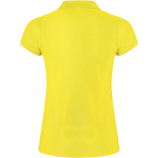 Star Poloshirt Für Damen , gelb, Piqué Strick 100% Baumwolle, 200 g/m2, 3XL, , Bild 3