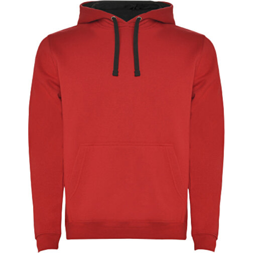 Urban Kapuzenpullover Für Herren , red / black, Strick 50% Baumwolle, 50% Polyester, 280 g/m2, 2XL, , Bild 1