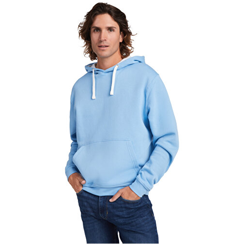 Urban Kapuzenpullover Für Herren , bottle green / marl grey, Strick 50% Baumwolle, 50% Polyester, 280 g/m2, 2XL, , Bild 4