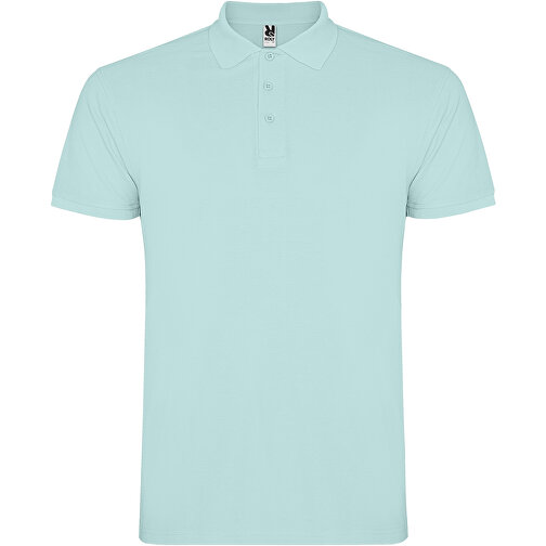 Star Poloshirt Für Herren , mintgrün, Piqué Strick 100% Baumwolle, 200 g/m2, 3XL, , Bild 1