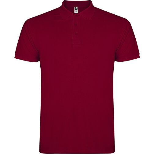 Star Poloshirt Für Herren , garnet, Piqué Strick 100% Baumwolle, 200 g/m2, 3XL, , Bild 1