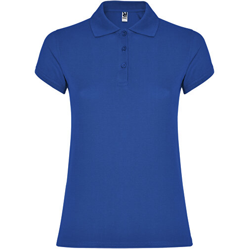 Star Poloshirt Für Damen , royal, Piqué Strick 100% Baumwolle, 200 g/m2, S, , Bild 1