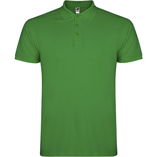 Star Poloshirt Für Kinder , tropical green, Piqué Strick 100% Baumwolle, 200 g/m2, 9/10, , Bild 1