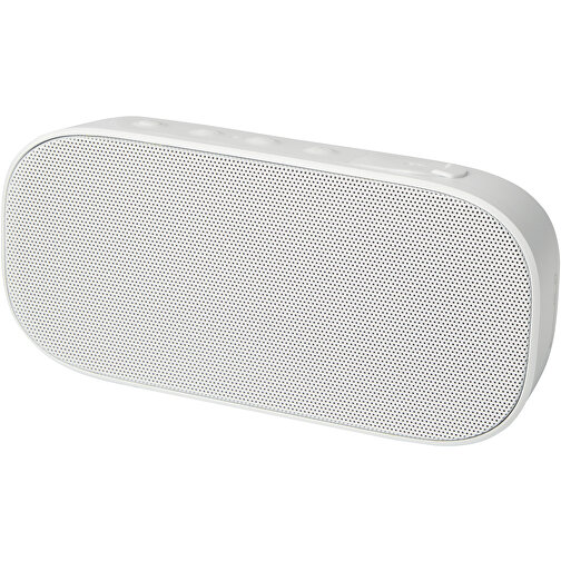 Stark 2.0 Bluetooth® Lautsprecher Aus Recyceltem Kunststoff, 5W, IPX5 , weiß, Recycelter ABS Kunststoff, 15,80cm x 3,10cm x 7,40cm (Länge x Höhe x Breite), Bild 6