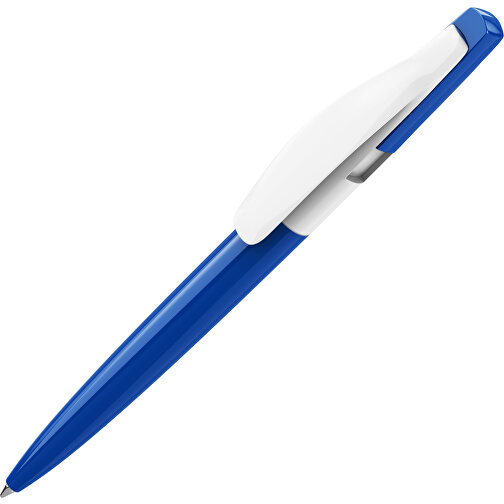 Prodir DS2 PPP Push Kugelschreiber , Prodir, blau / weiß, Kunststoff, 14,80cm x 1,70cm (Länge x Breite), Bild 1