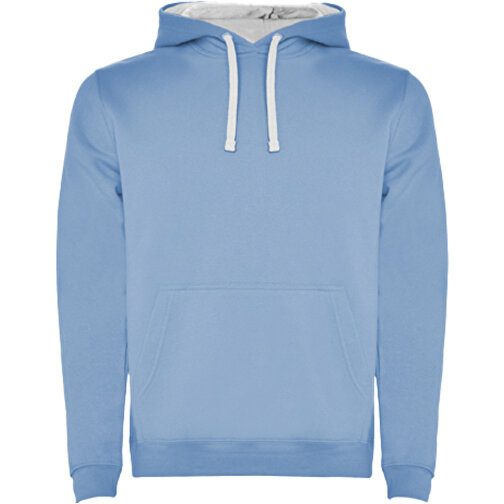 Urban Kapuzenpullover Für Herren , sky blue / white, Strick 50% Baumwolle, 50% Polyester, 280 g/m2, 2XL, , Bild 1