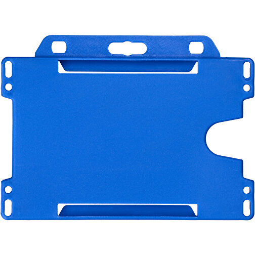Vega Kartenhalter Aus Recyceltem Kunststoff , blau, Recycelter PP Kunststoff, 9,00cm x 0,40cm x 6,50cm (Länge x Höhe x Breite), Bild 4