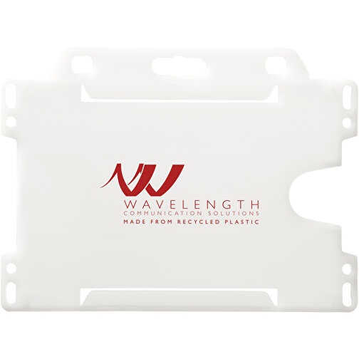 Porta badge in plastica riciclata Vega, Immagine 2