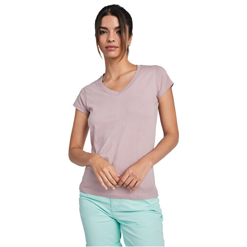 Victoria T-Shirt Mit V-Ausschnitt Für Damen , rossette, Single jersey Strick 100% Baumwolle, 155 g/m2, 3XL, , Bild 4