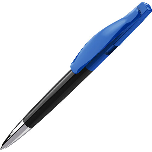 Prodir DS2 PPC Push Kugelschreiber , Prodir, schwarz / blau, Kunststoff, 14,80cm x 1,70cm (Länge x Breite), Bild 1