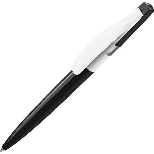 Prodir DS2 PPC Push Kugelschreiber , Prodir, schwarz / weiß, Kunststoff, 14,80cm x 1,70cm (Länge x Breite), Bild 1