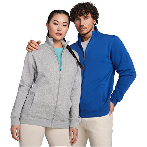 Ulan Sweatjacke Unisex , royal, Strick 50% Baumwolle, 50% Polyester, 280 g/m2, 2XL, , Bild 7