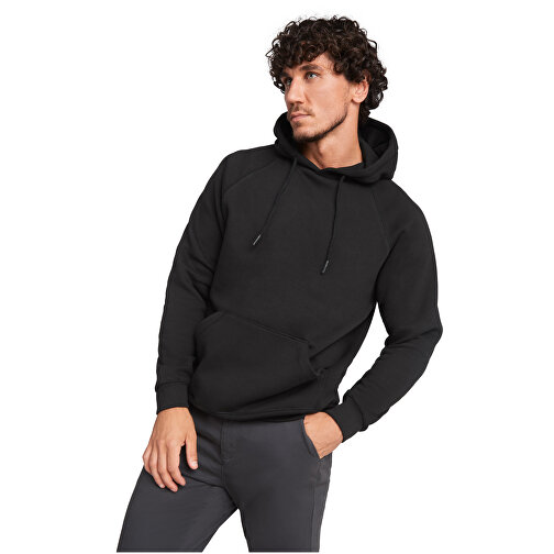 Vinson Kapuzenpullover Unisex , schwarz, Strick 57% Bio Baumwolle, 8% Baumwolle, 21% Recyceltes Polyester, 14% Polyester, 300 g/m2, XS, , Bild 6