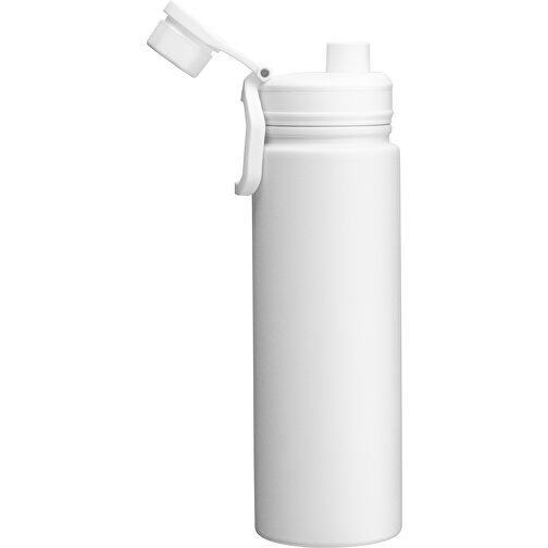 Thermotrinkflasche RETUMBLER-ARCTICDROP , weiß, Kunststoff, Silikon, recycelter Edelstahl, 26,00cm x 8,20cm x 8,20cm (Länge x Höhe x Breite), Bild 5