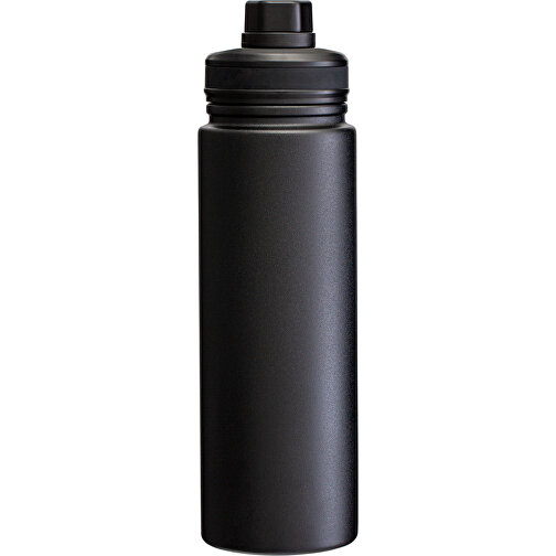 Thermotrinkflasche RETUMBLER-ARCTICDROP , schwarz, Kunststoff, Silikon, recycelter Edelstahl, 26,00cm x 8,20cm x 8,20cm (Länge x Höhe x Breite), Bild 7