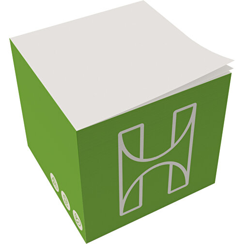 Cube de notes 'Medium Green' 9 x 9 x 9 cm, Image 1