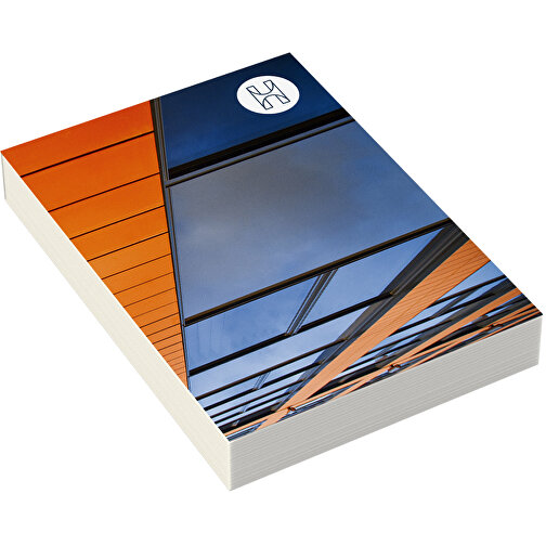 Klistrelapper med konvolutt 50 x 70 mm, trykt i 4 farger, Bilde 1