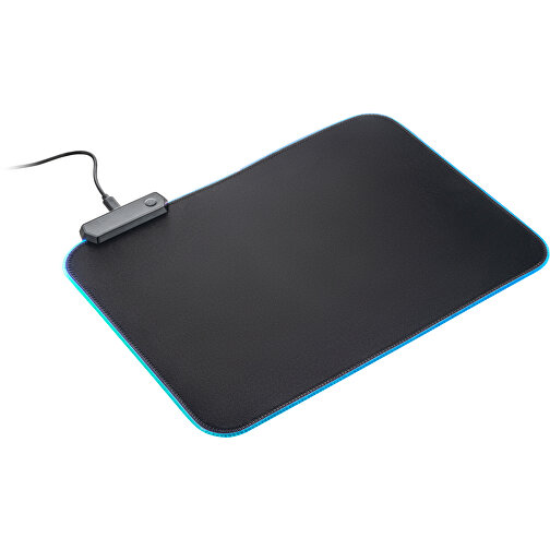 THORNE MOUSEPAD RGB. Mauspad Mit Anti-rutsch Boden , schwarz, Polyester, , Bild 1