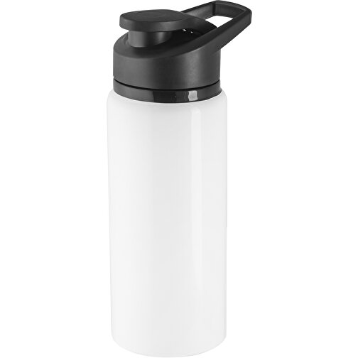 SHAWN. Sportflasche Aus Aluminium , weiß, Recyceltes Aluminium, , Bild 1